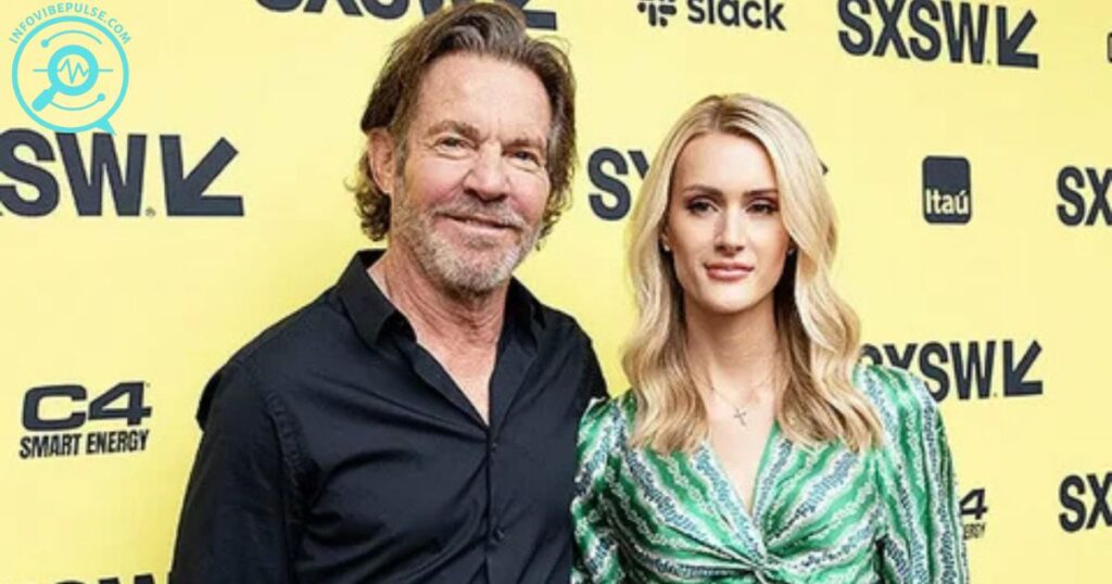 Dennis Quaid with his wife at SXSW event.