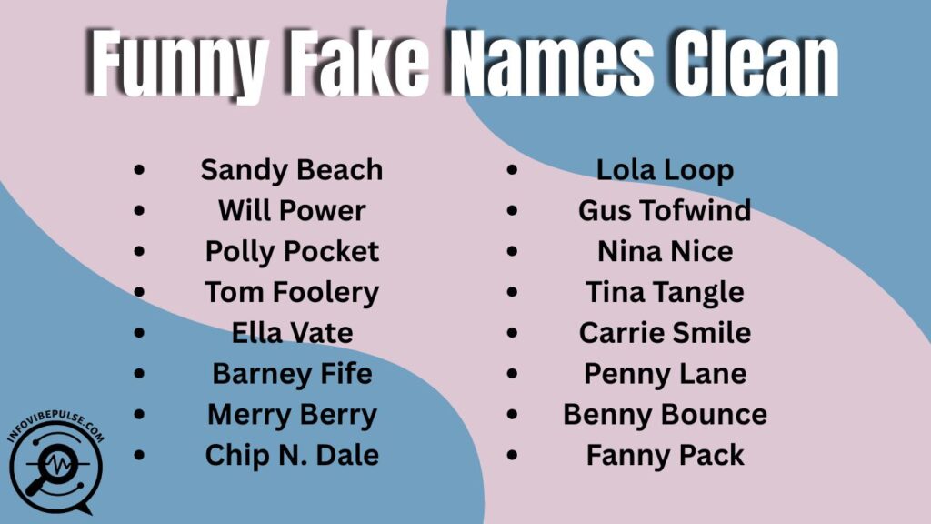 Funny fake names for jokes, games, and playful, family-friendly fun