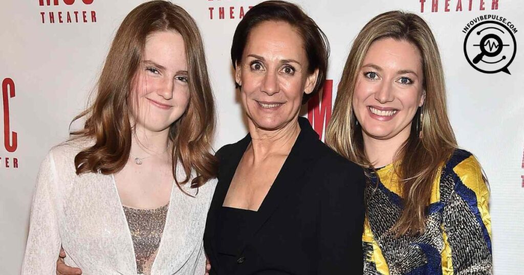 Laurie Metcalf with her daughters showcasing the Roth family behind AI pioneer Will Theron Roth’s remarkable journey.